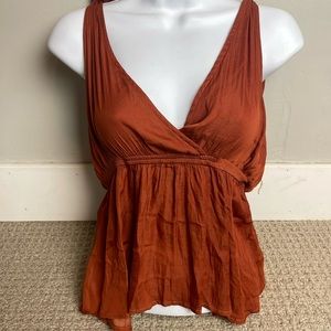 Burnt orange tank top